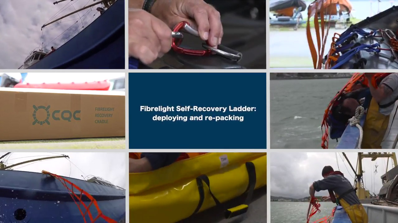 Fibrelight Self Recovery Ladder: deploying and re-packing